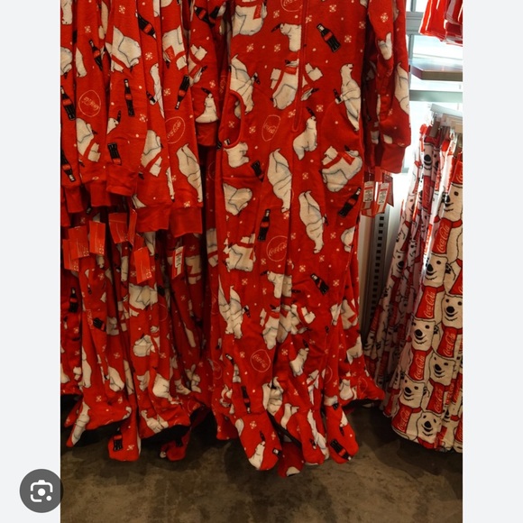 Coca Cola Other - Coca Cola Red Polar Bear Hoodie Onesie